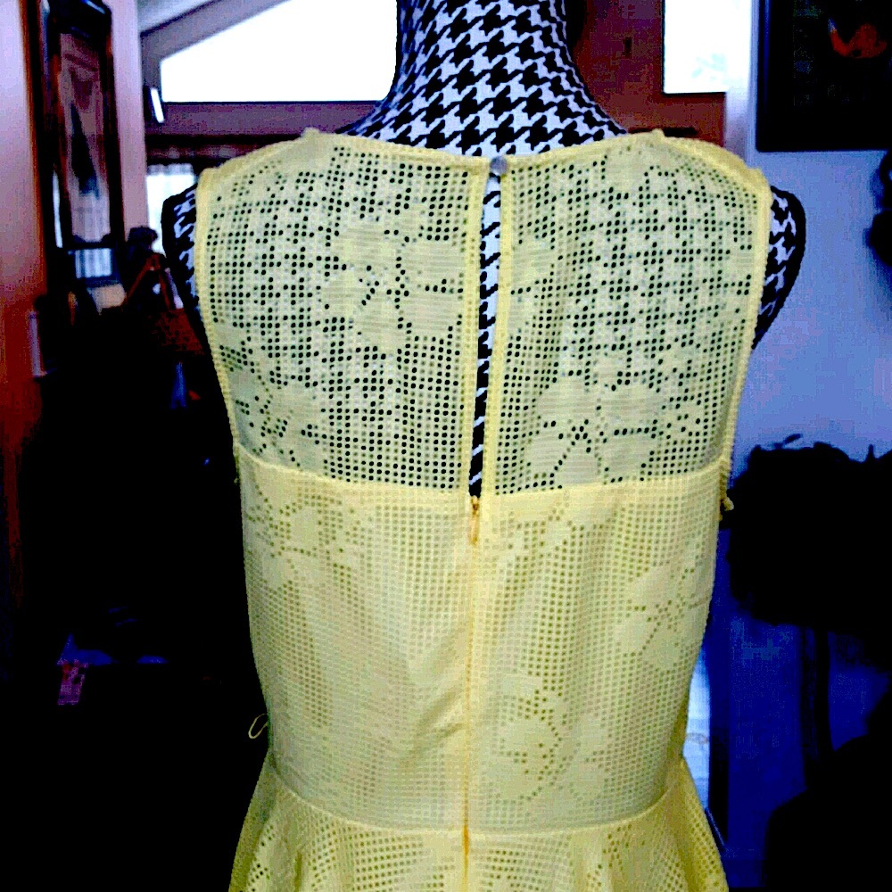 Rabbit Rabbit Rabbit DESIGNS Yellow Dress Size 10 - Picture 9 of 15
